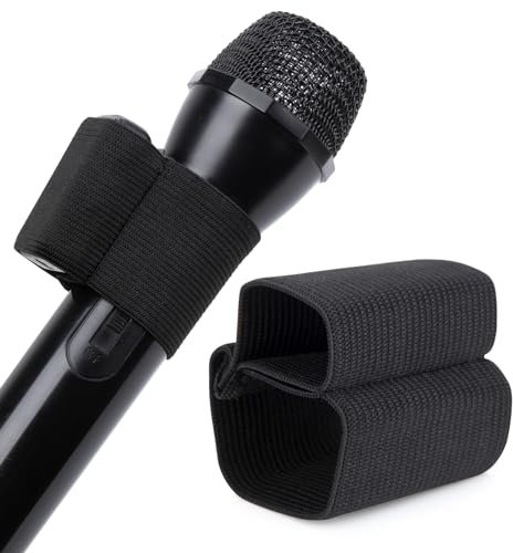 YOUSHARES Hand Microphone Elastic Sleeve for DJI Mic 2 Wireless Microphone - DJI Microphone Soft Elastic Case for Speeches, Weddings, Interviews, Vlogging, and Live Streaming (1PCS)