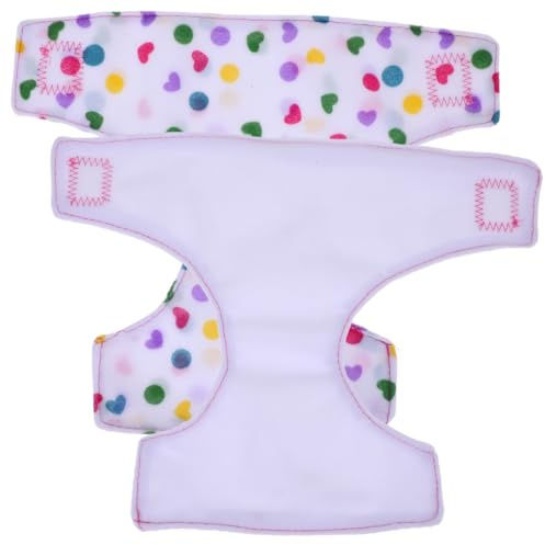 DECHOUS 2pcs Pantalons de Poupée Ajustables en Tissu Réutilisables, Couches de Toilette pour Poupée Bébé, Faciles à Enfiler pour Filles, Jeu de Rôle pour Garçon et Filles