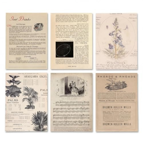 180 Hojas Papel Scrapbooking Vintage 14x20cm, Papel Decoupage Decorativo para Journal Álbum Agenda Tarjeta de Felicitación Manualidades Libro de Recortes