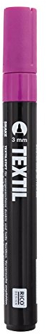 Textilmarker Stoffmalstifte, Farben auswählbar, für dunkle Stoffe, Perfekt für Tshirts, Schuhe, Taschen, Jutebeutel, und andere Stoffarten Lila