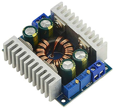 8A DC-DC High-Power Buck Boost Converter Module Adjustable Voltage Regulator DC5-30V to 1.25-30V Power Supply Module with Short Circuit Protection