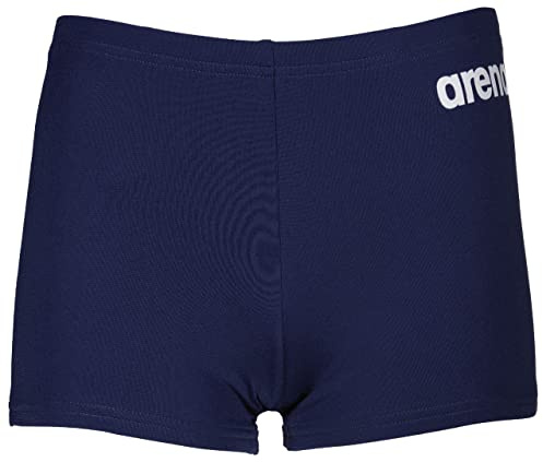 Arena Solid Team Junior R Kinder Badeshorts, Schnelltrocknende Badehose, Chlorbeständiges Arena MaxLife Eco-Gewebe, Mit UV 50+ Schutz, Kinderbadehose mit Frontfutter