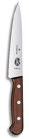 Victorinox Wood 6 Inch Chef's Knife, Straight Edge, Wood Handle