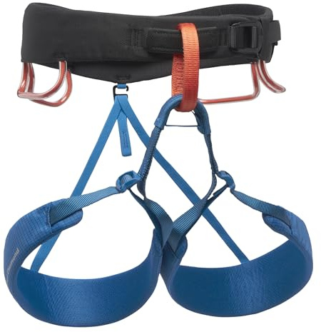 BLACK DIAMOND Men’s Momentum Rock Climbing Harness | Adjustable Waist & Leg Loops | Dual Core Construction | Lightweight Comfort | Kingfisher | XXL