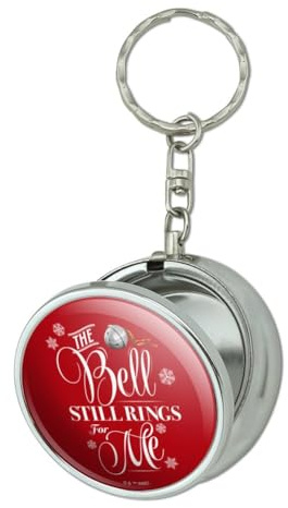 GRAPHICS & MORE Polar Express The Bell Still Rings For Me Portable Travel Size Pocket Purse Ashtray Keychain with Cigarette Holder