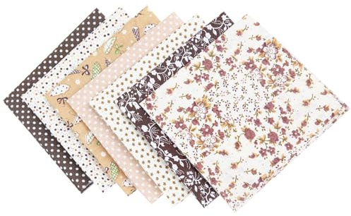 7 Piezas Telas para Manualidades 50 X 50cm Patchwork Tela para Tapizar Retales de Tela Tela de AlgodóN para Coser Paquetes de Tela de AlgodóN para Acolchar Costura DIY & Quilt Principiantes