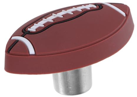 HOMOBABE Boutons de Tiroir Forme de Rugby pour Garçon Fille Poignées de Meubles Ergonomiques Adaptées Aux Garçon Fille pour Armoires et Portes Designs Ludiques et Résistants pour