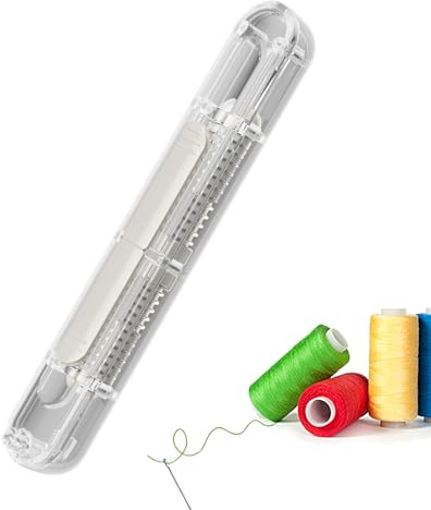 Generisch aghi 2 in 1, strumento automatico per ricamo, trapuntatura, separatore di cuciture per feltro, pelle, tela, jeans, principianti e adulti