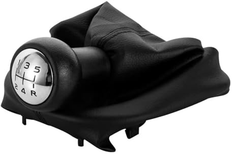 Easy Link Pommeau de Levier de Vitesse Manuel 5 Vitesses avec Soufflet Compatible avec Peugeot 207 307 308 607 608 Citroen C3 C4 C5