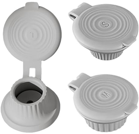 och ner flasklock - 3X skyddande -up-set Shampoo Lotion flasklock, läckagesäker dispenser, slitstark plastfliptop | Easy Pour förseglade mössor för hårvårdsprodukter för badrum i