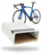PARAX Fahrradhalter - Wandhalterung für Fahrrad - Indoor Fahrrad Aufbewahrung - Fahrrad Aufhängung aus Aluminium & Holz - Fahrradträger Walnuss - M