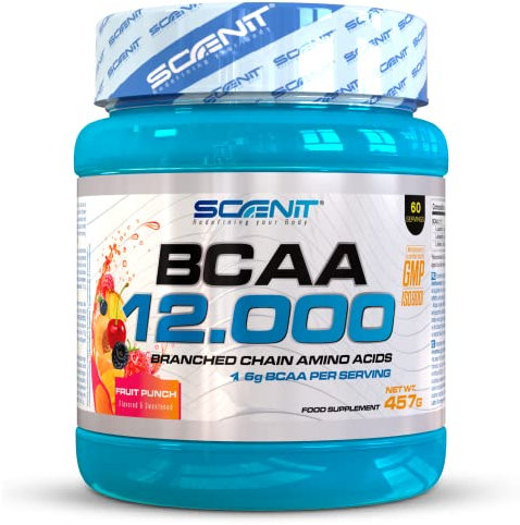 BCAA Pulver - BCAA - BCAA 12.000-457 g - BCAA drink - BCAA aminosäuren - BCAA aminosäuren pulver - Aminosäuren - Aminosäuren pulver - Aminosäuren BCAA (Fruit punch)