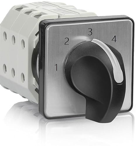 RS PRO Nockenschalter, 1-polig / 16A, 1 Schließer, 500V ac, 1-phasig, 4-Stufen Schraub, 45°-Wurfwinkel