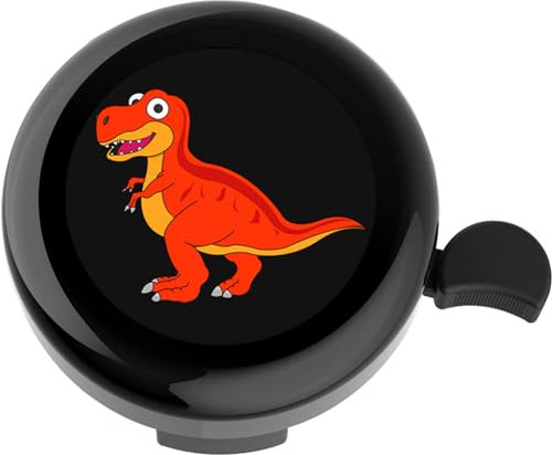 YeloYolker Sonnette de vélo pour Enfants, Jolie Cloche en Forme de Dinosaure pour garçons, Tout-Petits, Accessoire de Guidon de vélo pour Enfants pour Tricycle, Scooter, vélo d'équilibre(T-Rex)
