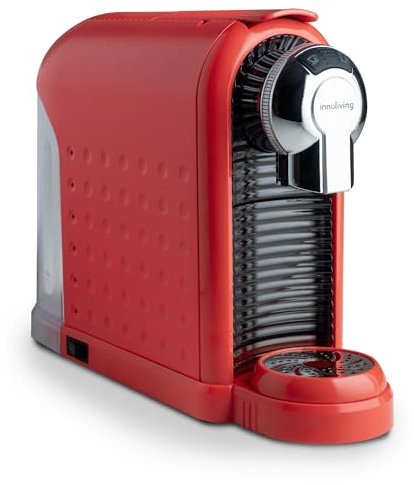 Innoliving Machine à café en dosettes ESE INN-840, compatible avec dosettes ESE 44 mm, design compact, réservoir 0,9 L, chauffage rapide, café expresso crémeux et aromatique, facile à utiliser et à