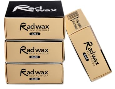 Rad Wax Eco Surf Wax (Base Coat) - 4 x 100g Bars | Premium Eco-friendly Surfboard Base Coat Wax - Surf Accessories
