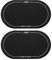 Milisten Patches Schlagzeug 2Pcs Bass Trommel Patch Drum Pedal Patches Trommel Pads Aufkleber für Trommel Percussion Zubeh?r Schwarz Übungspads & -geräte