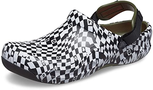 Crocs Unisex Adulto Bistro Pro LiteRide Graphic Clog Zueco, Black/White, 37/38 EU