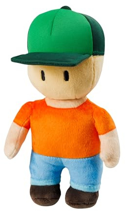 Bandai - Stumble Guys - Mr Stumble - Grande peluche colorato 30 cm - Peluche videogioco Stumble Guys - Peluche Mr Stumble da collezionare - Giocattolo per bambini 2 anni in + - PMS7008A