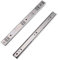 MOCNT 1 Pair (2 Piece) Heavy Duty 27mm Drawer Runners 16inch 400mm Drawer Rail Runners Ball Bearing Steel Drawer Slides Cabinet Sliding Extension Kitchen Desk Rail Runners