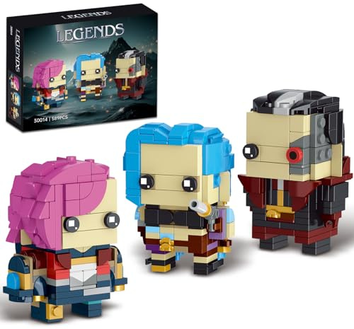 Cyberpunk Anime Action Figure Building Set Compatible with Lego for Adults, Sci-Fi Fighter Buildable Character, Gaming Desk Decor & Collectible Gifts for Adults and Teens 589 Pcs