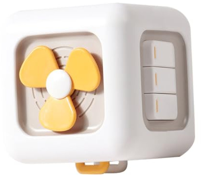 Abaodam Educational Busy Cube for Sensory Busy Board with Safe Rounded Edges Fine Motor Skill Development Preschool Learning Aid and Travel
