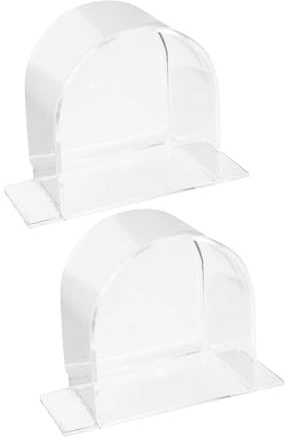 GALPADA Mangeoire à Oiseaux Facile à Installer, Usage Polyvalent en Plastique Semi-Circulaire pour Perroquets et Petits Oiseaux pour Propriétaires d'animaux