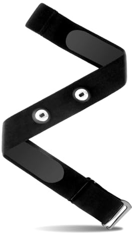 Elastischer Sport Herzfrequenzmesser, Premium Verstellbarer elastischer Ersatzgurt Brustgurt Pulsmesser Kompatibel Gürtelriemen Brustgurt mit Wahoo Polar H10 H9 Coospo Magene Bryton Livlov