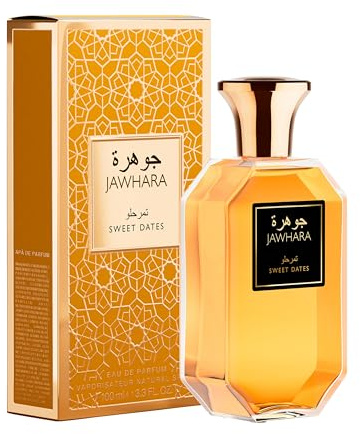 Sweet Dates Parfüm Eau de Parfum 100 ml Unisex Luxuriöser arabischer Duft mit Vanille, Amber & Dattel anganhaltend Orientalisches Parfum für Damen & Herren Fruchtig Amber Duft Damenduft Herrenduft