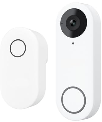 Smart 2K+ PoE videodörrklocka trådbunden videointercom med ljudsignal for mänsklig upptäckt 2-vägs dörrklocka Support(WiFi Doorbell)