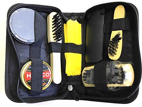 HAC24 Set per la cura delle scarpe, per la cura delle scarpe, per la cura delle scarpe, per la cura della pelle, multicolore, Einheitsgröße