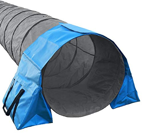 Rise8 - Sacca per Tunnel di agilità, per stabilizzare l'agilità del Cane, per Interni o Esterni, Colore Arancione