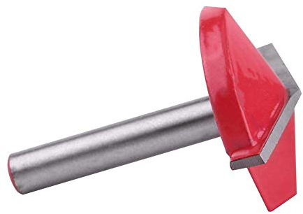 1 pc routeur cutter tungstène acier travail du bois CNC routeur peu de tranchant v-rainure outil de coupe 6mm arbre carbure chanfrein coupe biseautée(6 * 32mm*150°)