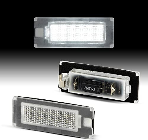 Recambo LED-registreringsskyltbelysning med E-godkännande | Plug & Play | CanBus felfri | SMD registreringsskyltbelysning kompatibel med Fiat Ducato | Citroen Jumper | Typ 250 | från 2006>