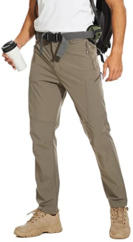 Arunlluta Hiking Pants for Men, Hiking Travel Pants Water-Resistant Mens Work Pants Stretch Quick Dry Lightweight