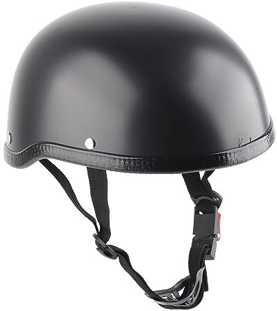 Tyenaza Casco da Moto Retrò Mezzo Conchiglia Aperto Jet, Protettivo Semi-Casco Universale per Moto, Scooter e Bici Elettrica (56-64 cm)