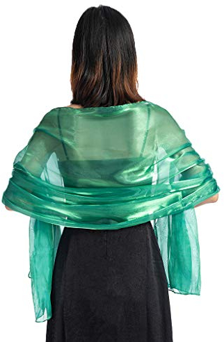 Mulltuch Schal Erwachsene Hochzeit Farbkleid Shawl Schal Abend Frauen Frauen Shawl solide Wrap Zubehör Schal Damen S. (K, One Size)