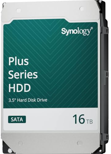 Synology HAT3310-16T [16 TB 3,5 Zoll SATA 7.200 U/min/NAS Grade HDD (MTTF 1,2 Millionen Stunden)