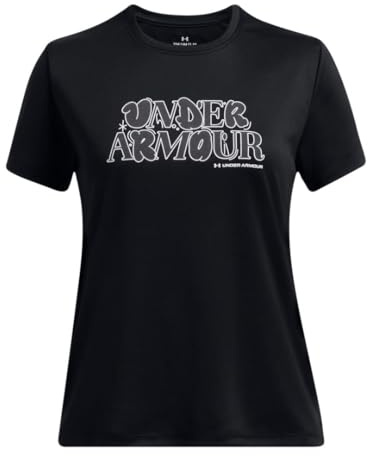 Under Armour Girl's Ua Tech Wordmark Ss T-Shirt (Pack of 1)