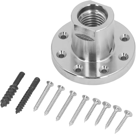 Placa Frontal Torno Madera Acero Aleación 7.62cm Rosca 2.54cm 8 TPI Accesorio Torneado Profesional para Carpintería Herramienta Precisa