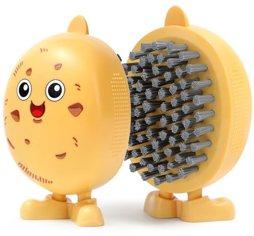 Potato Scrubber Brush, Vegetable Brush for Food Veggie Cleaner Fun Kitchen Gadgets Washing Potatoes Scrub Fruit