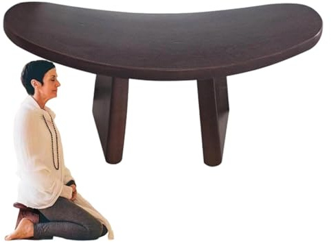 Meditationsbänk Ergonomisk sittplats i trä | Bönekneplingsstol för Resor Hemma Mindfulnessövningar Män Tonåringar Vuxna Yoga