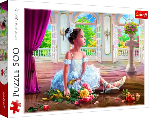 Trefl, Puzzle, Petite Ballerine, 500 Pièces, Qualité Premium, pour Adultes et Enfants à partir de 10 Ans