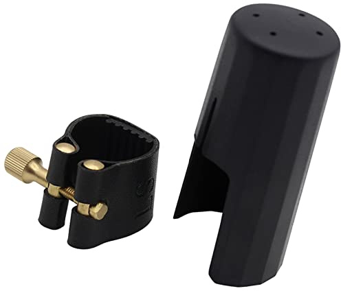 Btuty Altsaxophon Blattschraube Mundstück für Altsaxophon Kunstleder