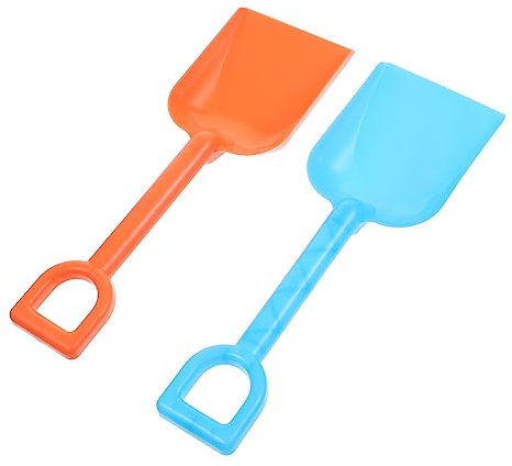 2St Kinder Strandschaufeln Sandspielzeug Mini Sandschaufel Outdoor Spielzeug FüR Kinder, 19Cm, Bunte Farben