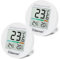 Lot de 2 thermomètres numériques compacts pour réfrigérateur