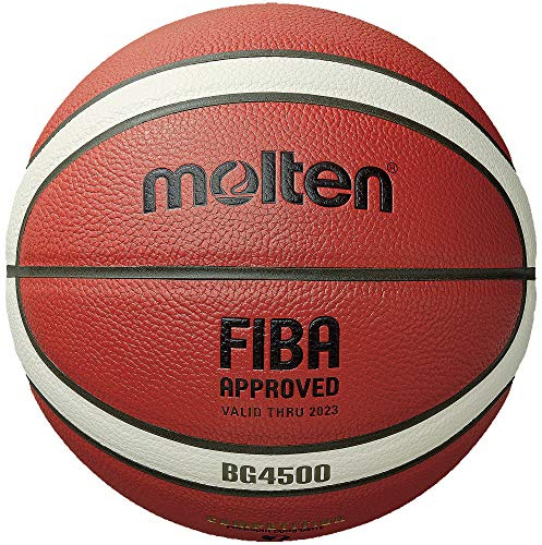 Molten BG Series Composite Basketball, FIBA Approved - BG4500, Size 7, 2- Tone (B7G4500)