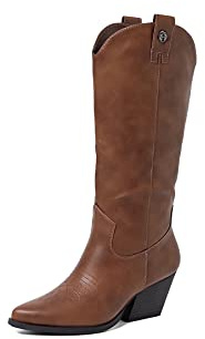 QUEEN HELENA Bottes de Cowboy Santiags Femme X28-111 cuir, 36 EU