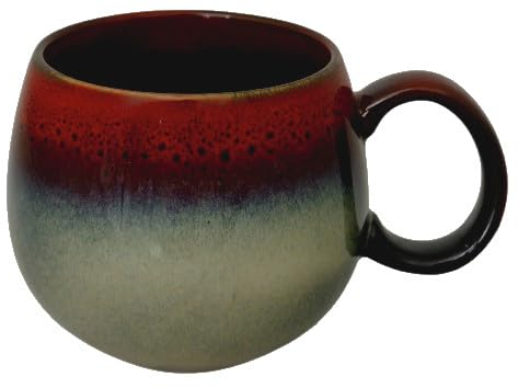 Teeladen Herzberg Maoci Tasse Jumbo en porcelaine Rouge dégradé de couleur 0,5 l
