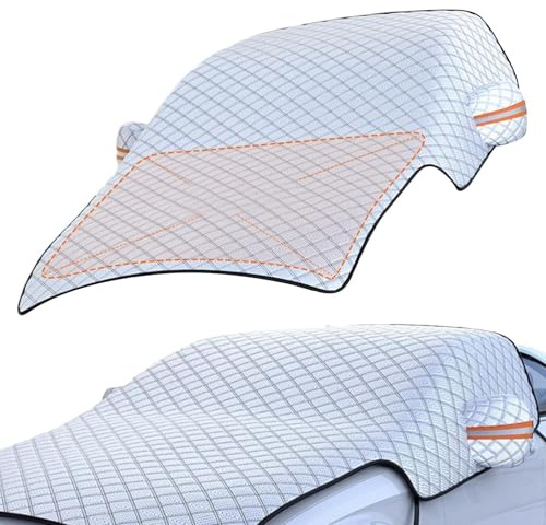 Parasol para parabrisas de coche, cubierta para parabrisas y nieve, cubierta de nieve para SUV | Cubierta impermeable para coche